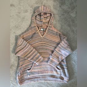 Aerie knit pastel hoodie